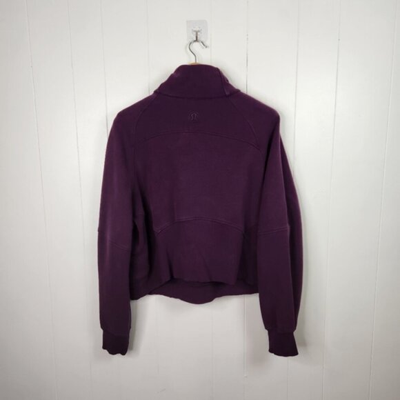 Lululemon Scuba Oversized Funnel Half Zip Sweatshirt Dramatic Magenta XL XXL - Picture 5 of 10